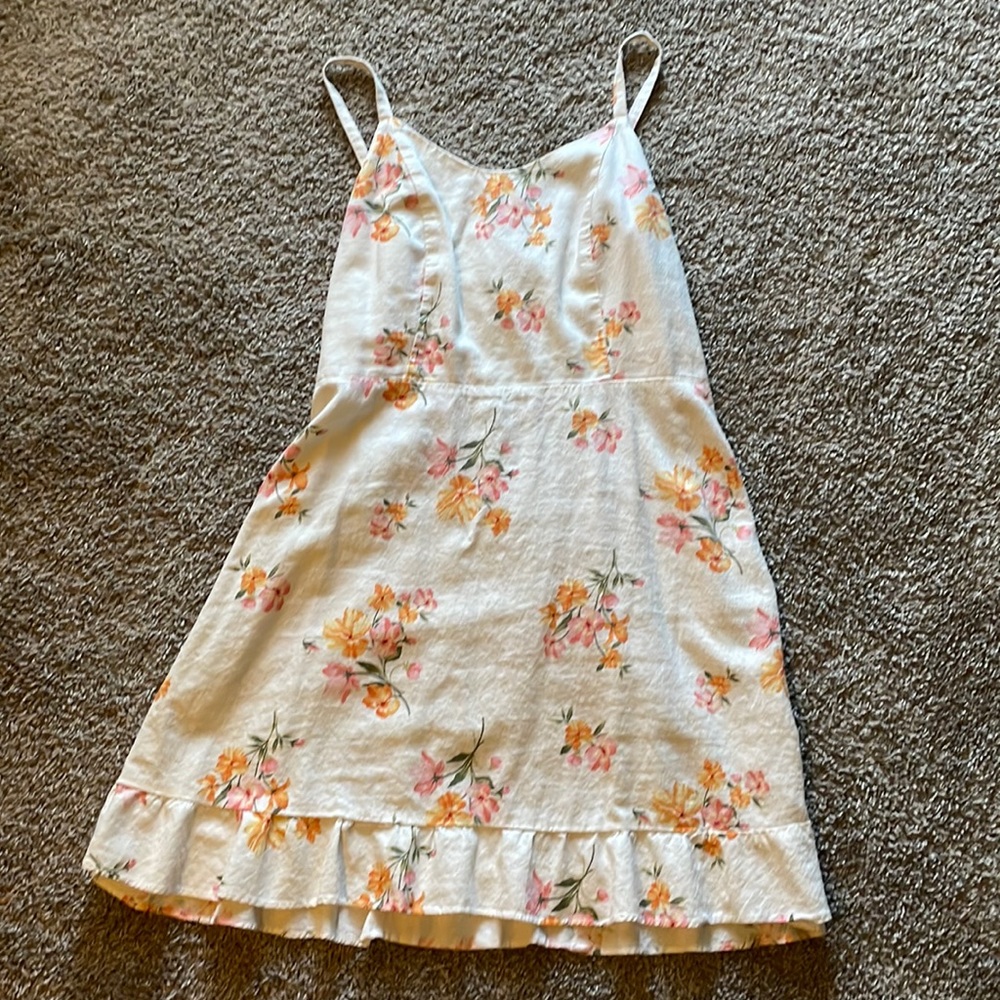 Old navy off white floral dress